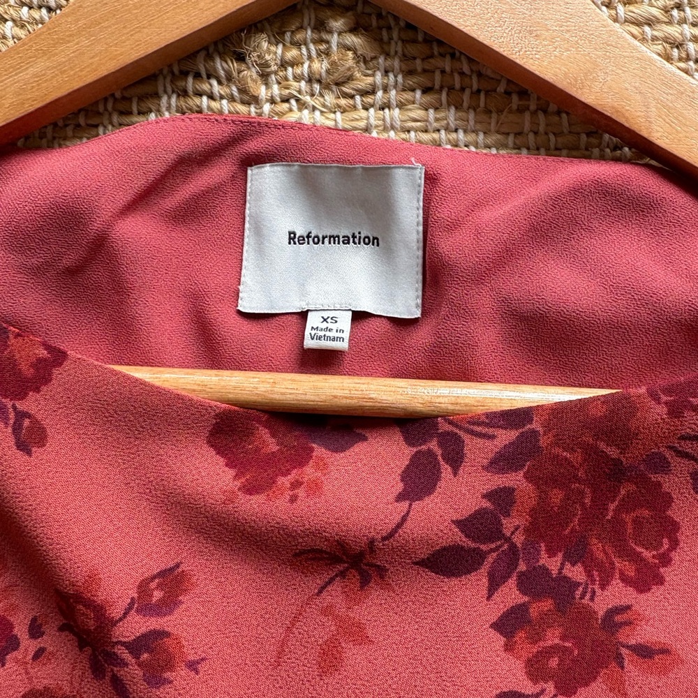 Reformation Ezra Dress. Clarette. Size XS